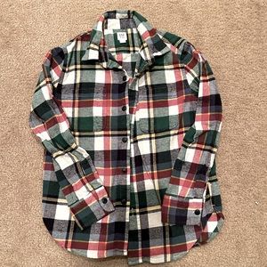 Gap boys size M flannel button down